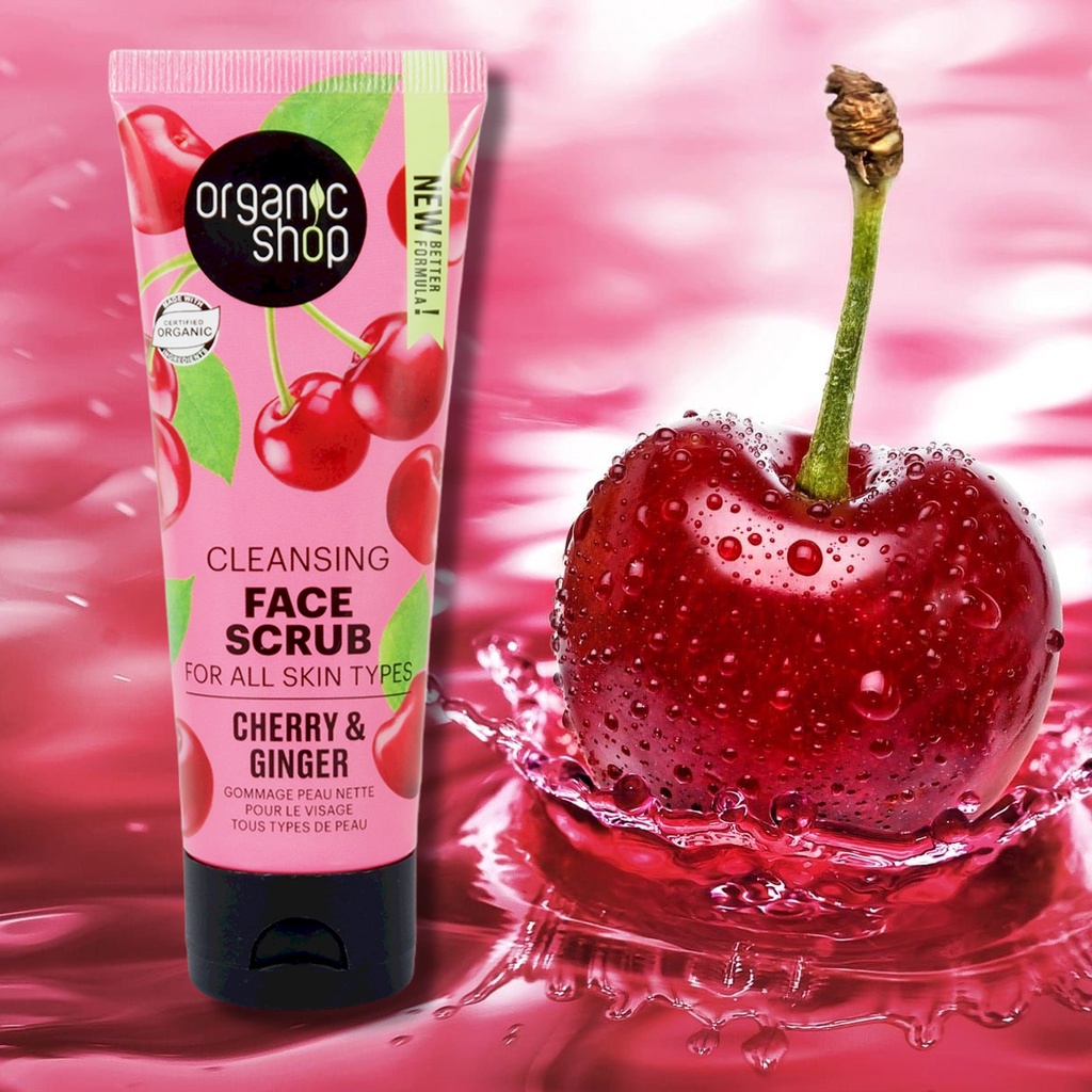 Tẩy tế bào mặt Nga Organic Shop dưỡng da 75ml NPP Shoptido