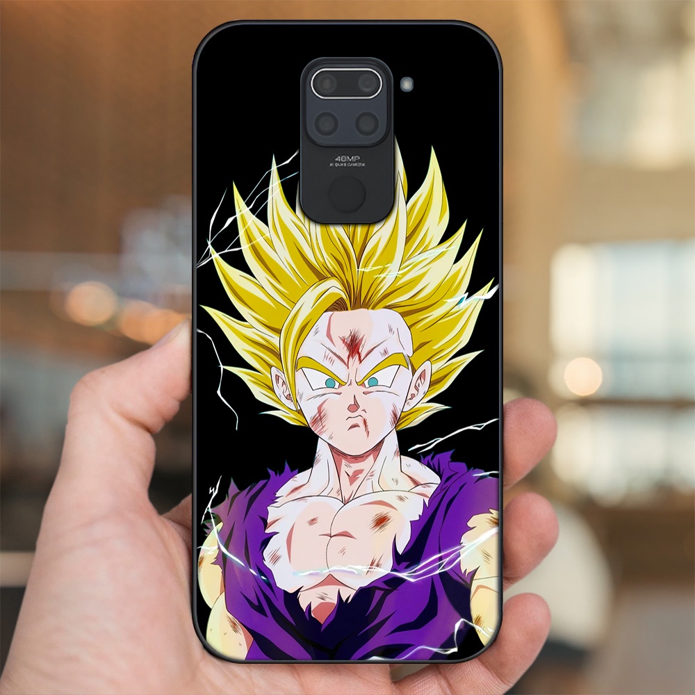 Ốp lưng Xiaomi Redmi Note 9 viền đen in hình Gohan Dragon Ball