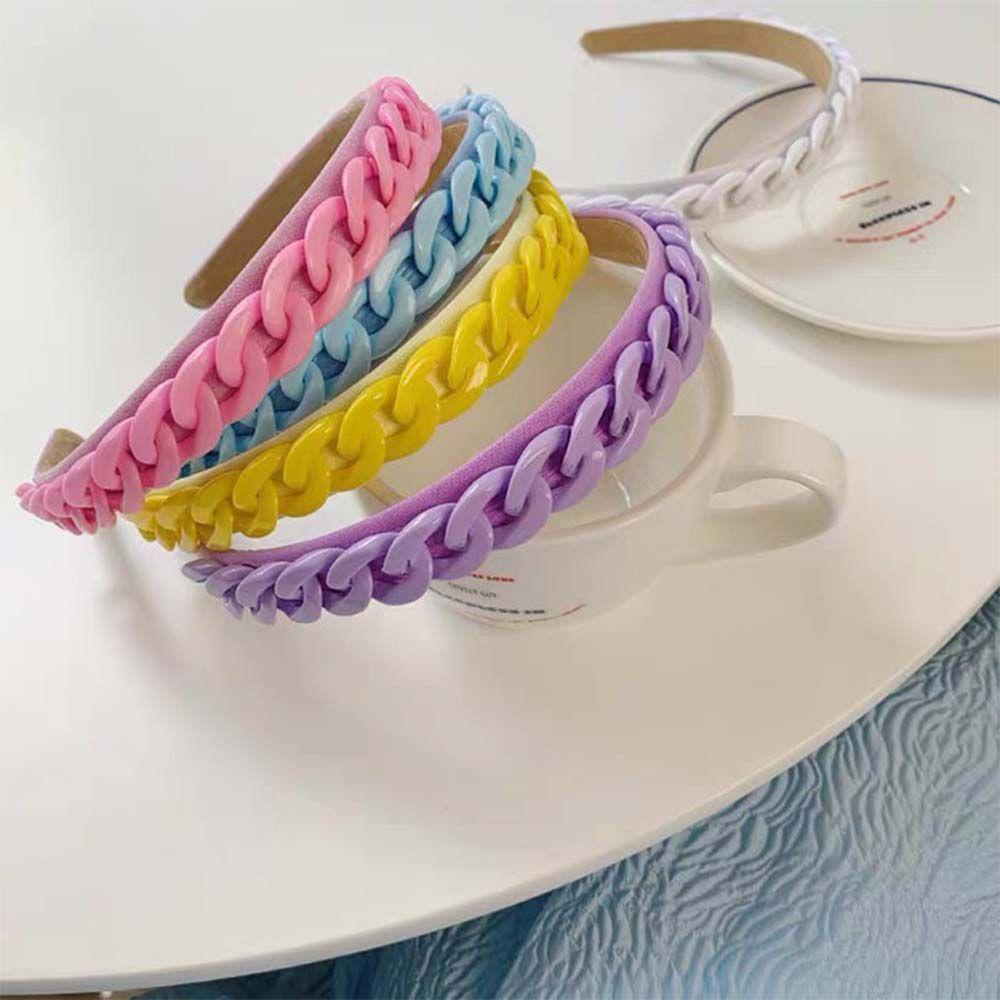 JARRED Băng Đô Bện Tóc Màu Kẹo Đơn Giản Dành Cho Nữ