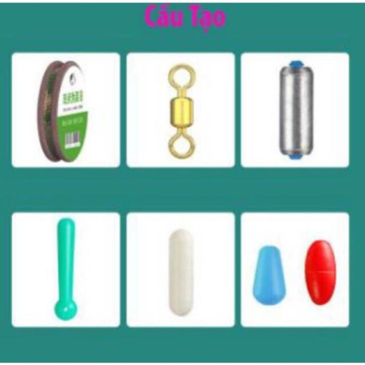 Sét Trục Dây trục câu đài buọc sẵn tàng hình .