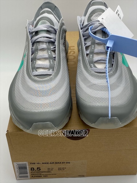 F sale xả kho | sales| [GeekSneaker] Giày Air Max 97 OG OFF WHITE | Xả Kho | Xịn 👟 [ HOT HIT ] RẺ VÔ ĐỊCH V $ 🌺