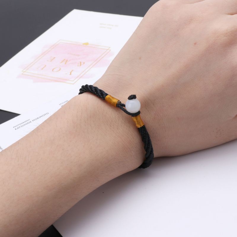 Vòng tay bện dây may mắn nhiều màu sắc