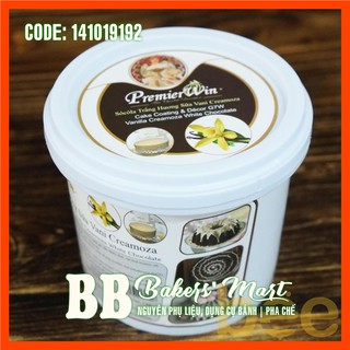 Socola Chocolate SỆT TRẮNG hương Sữa Vani CREMOZA PREMIER WIN - Hủ 1kg