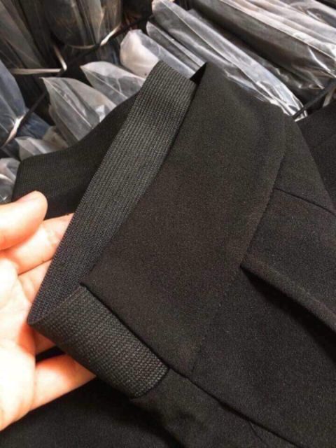 Quần baggy nữ cạp cao lưng chun [SIÊU SALE] khóa sườn chất vải tuyết mưa cực thoải mái | BigBuy360 - bigbuy360.vn