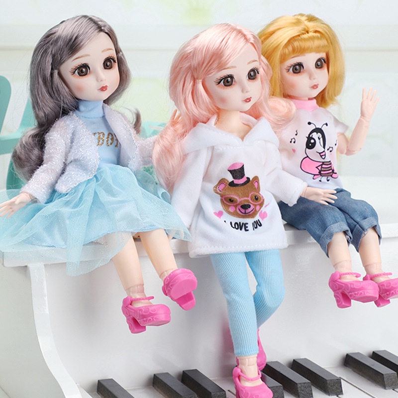 Đầm đồ chơi búp bê 30cm 1/6