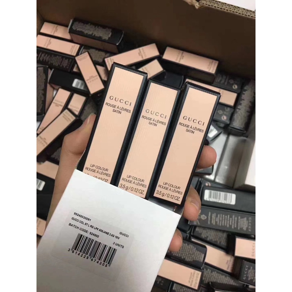 Son Lì Gucci Rouge À Lèvres Voile Mat màu 208 505 308 25 217 521 311 413