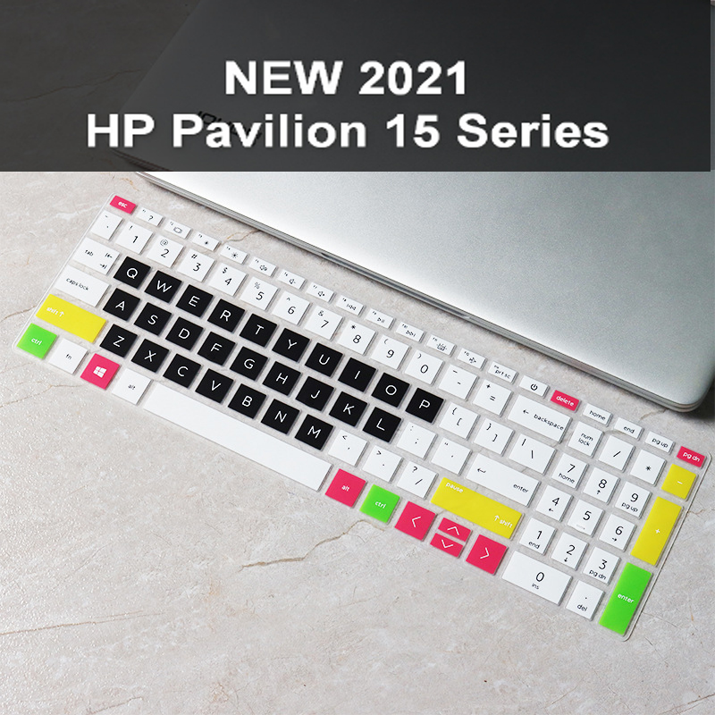 Miếng Dán Bàn Phím Silicon Chống Bụi Cho Hp Pavilion 15 Series 15 Inch Hp 15-eg0010tx 15.6 Inch