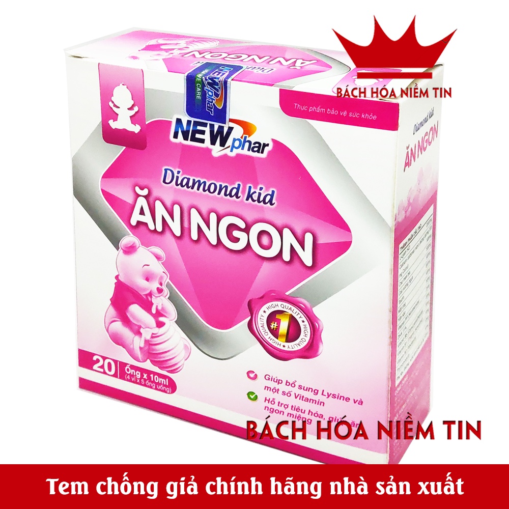 Siro giúp Bé Ăn Ngon Diamond Kid - Bổ sung axit amin, yến sào, mật ong, vitamin giúp bé ăn ngon miệng, giảm biếng ăn