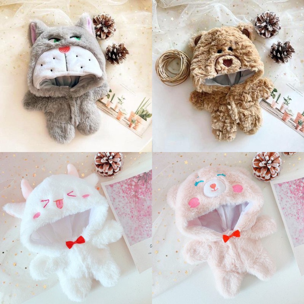 Outfit doll 20cm hình con vật