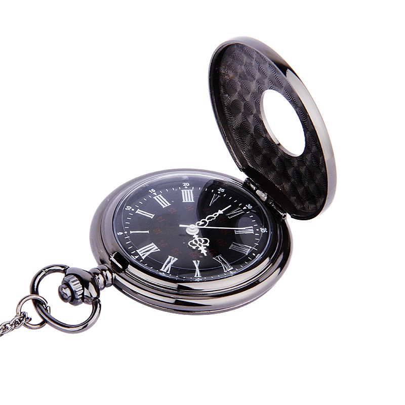 Q14 Đồng hồ quả quýt mặt đen