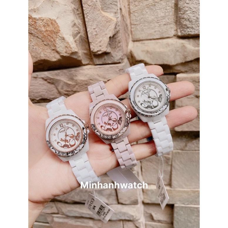 (Sale) Sale Đồng hồ nữ đá Ceramic Coach (có hình thật)