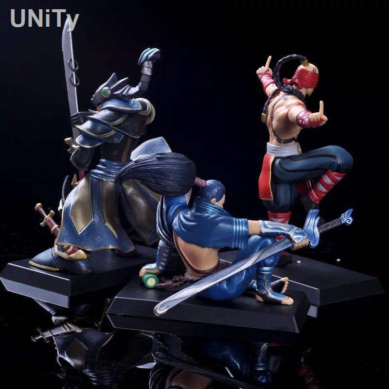 ✁anh hùng game Liên minh Kiếm Thánh Yasuo Nhà sư mù Trò chơi làm bằng tay mô hình ngoại vi đồ chơi trang trí ô tô