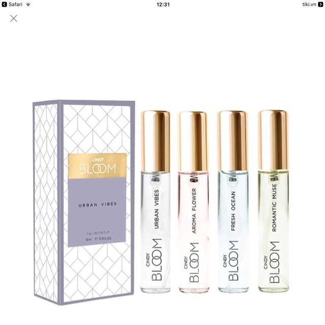 Com bo 3 chai nước hoa Cindy 10 ml