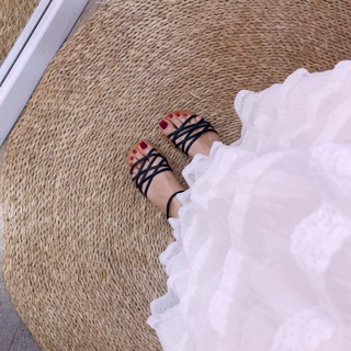 SANDAL QUAI CHÉO RỌ ĐẾ MỀM