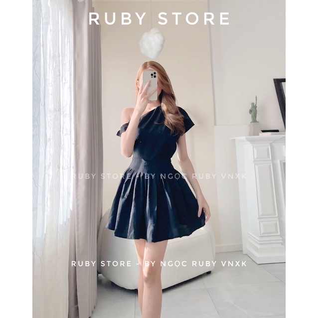 Jump xòe xếp ly 3M cột nơ lưng ( HÌNH THẬT KÈM FEEDBACK )
