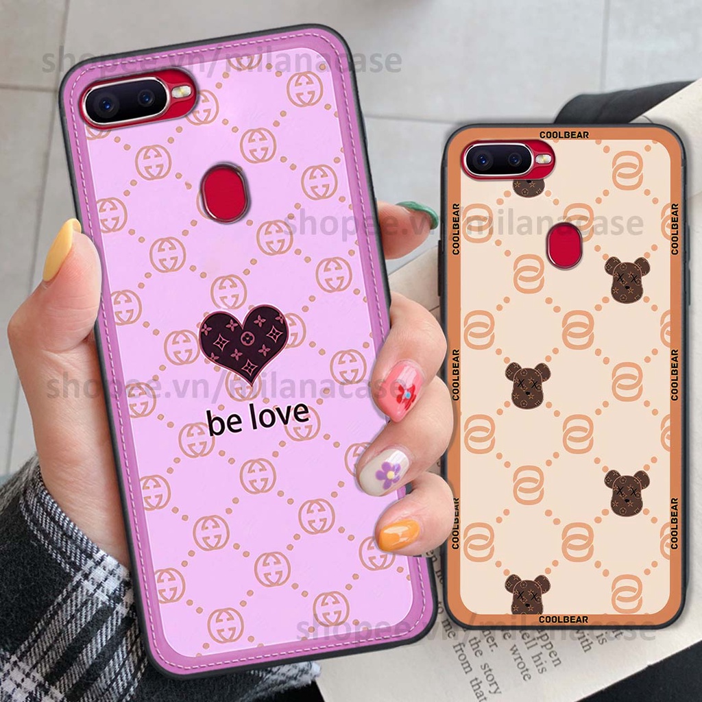 Ốp Oppo A5s / A7 / F9 / A12 hình trái tim be love tình yêu siêu đẹp, cá tính, thời trang