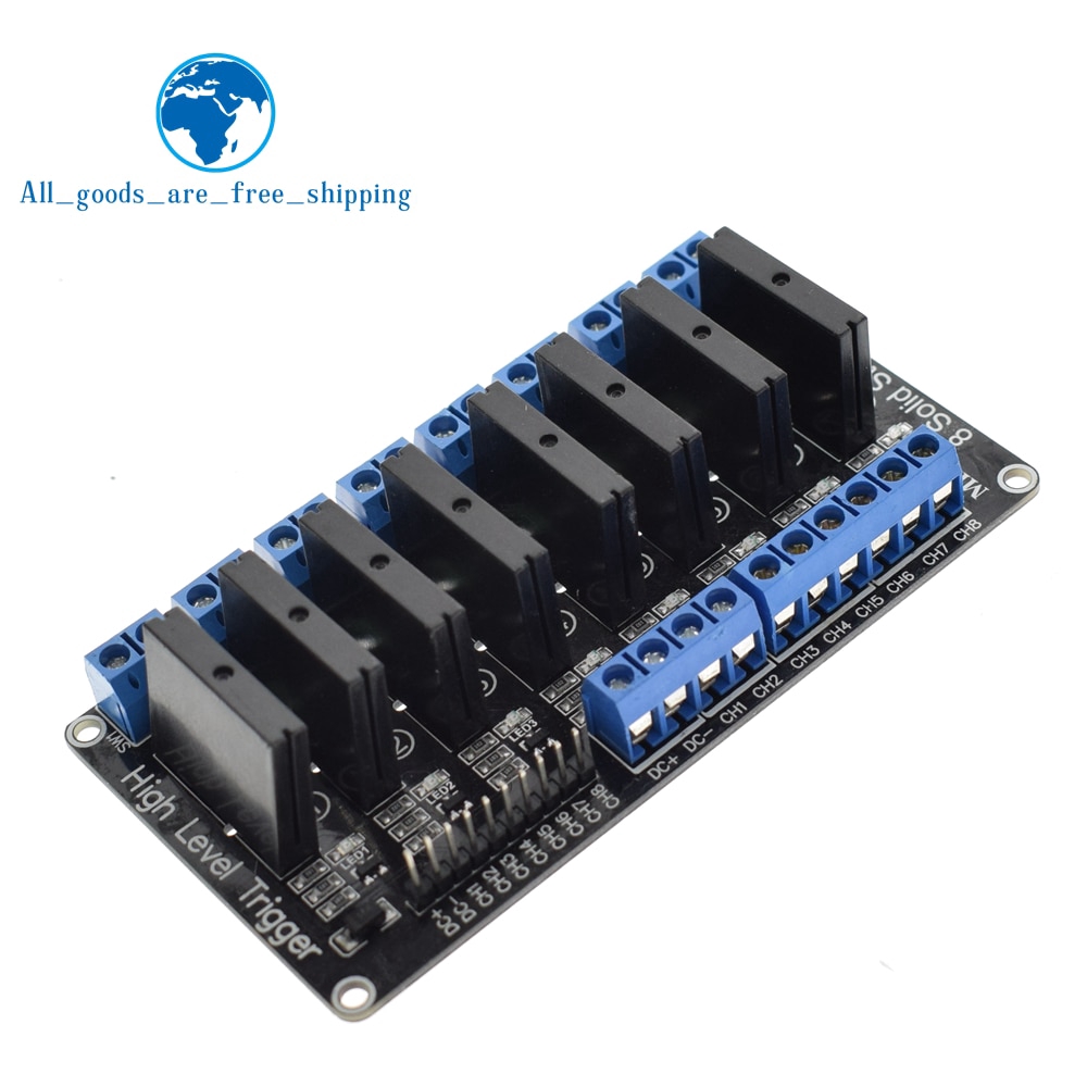 Mô Đun Rơ Le Thể Rắn 5v 1 2 4 8 Kênh Omron Ssr 250v 2a Cho Arduino | BigBuy360 - bigbuy360.vn