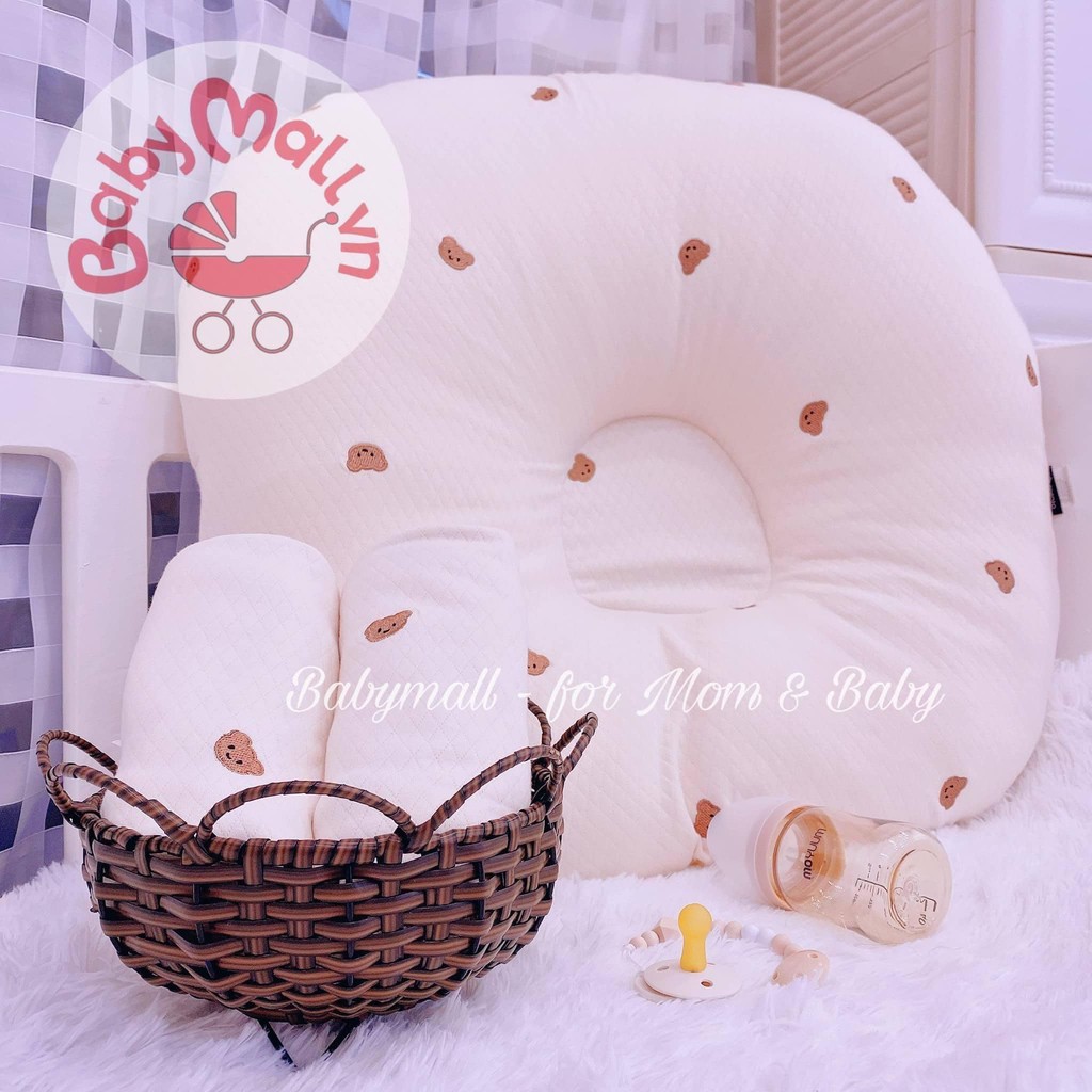 Vỏ gối chống trào ngược ROTOTO BEBE chính hãng - Loại vỏ nhăn RIPPLE 3170