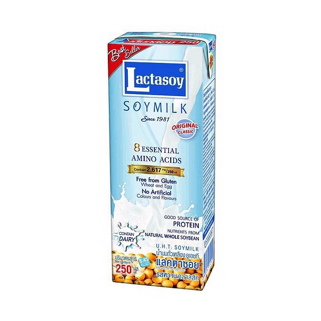 Combo lốc 6 hộp sữa Lactasoy 300ml Thai Lan