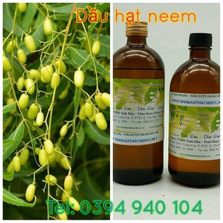 DẦU HẠT NEEM-DẦU SẦU ĐÂU ÉP LẠNH NGUYÊN CHẤT 1 LÍT