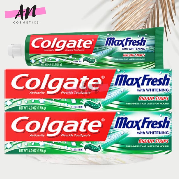 Kem đánh răng thơm miệng COLGATE Maxfresh xanh lá 170g (Kem đánh răng Thái Lan)