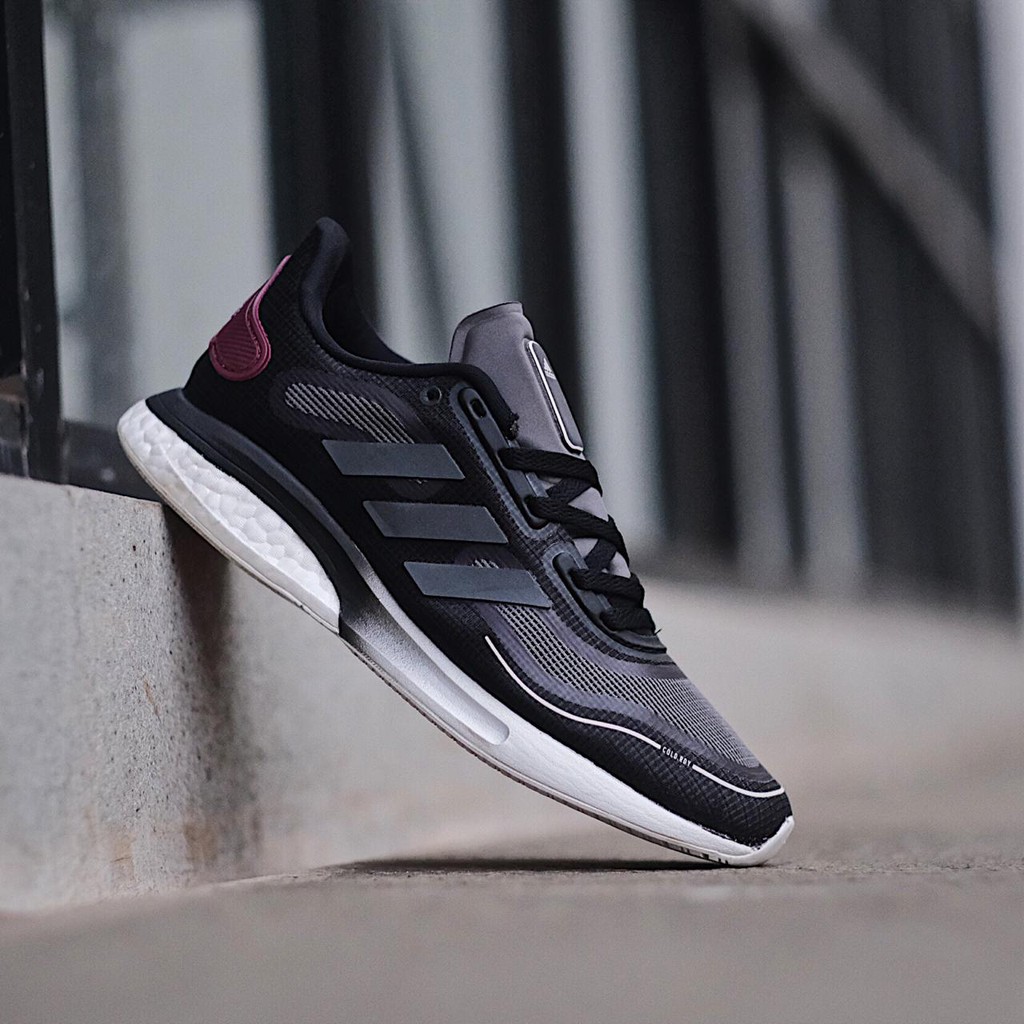 Giày Thể Thao Adidas Supernova Boost Màu Xám Đen Chống Thấm Nước