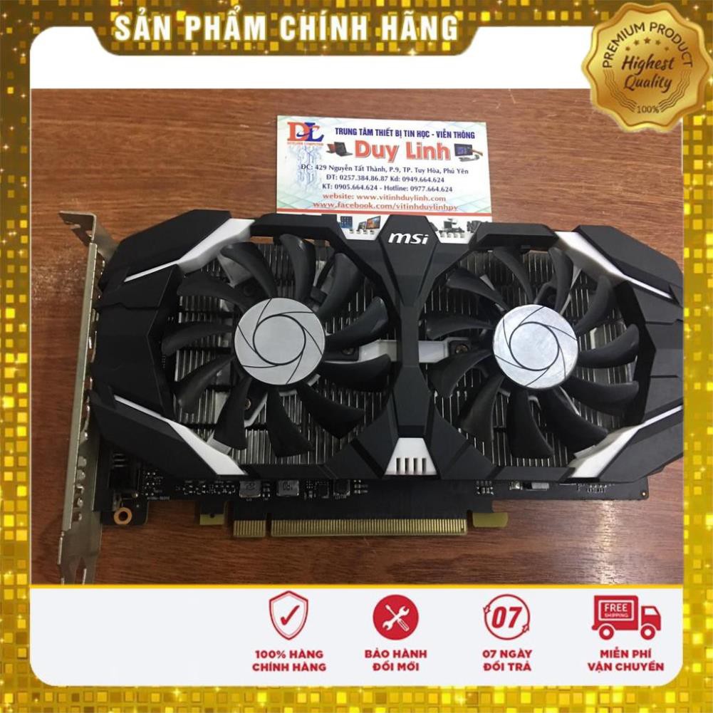 siêu sale_ Vga GTX 1050ti 4G MSI 2 fan check hãng còn bảo hành 10/2021