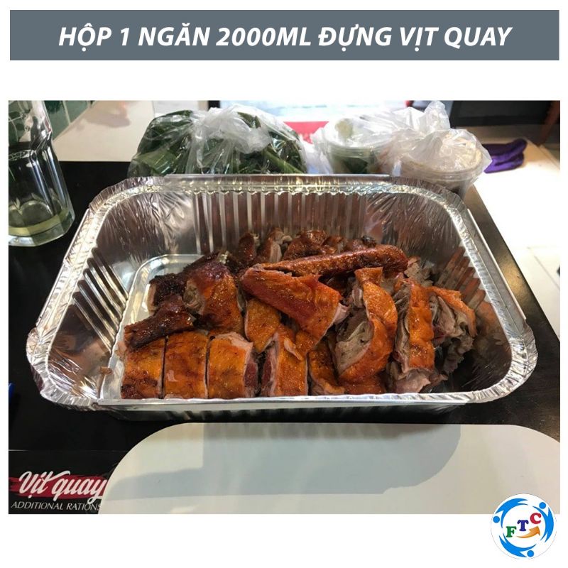 Combo 10 Khay Bạc Lót Nồi Chiên,Hình Chữ Nhật Size Đại