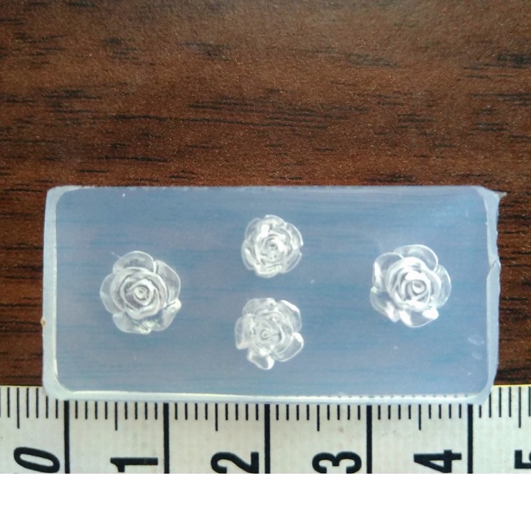 DIY - Khuôn đúc trang sức resin, làm charm trang trí nail - Hoa nhiều kiểu/ Khuôn chữ nhật