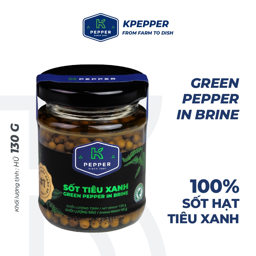 Sốt tiêu xanh 130g thương hiệu K PEPPER