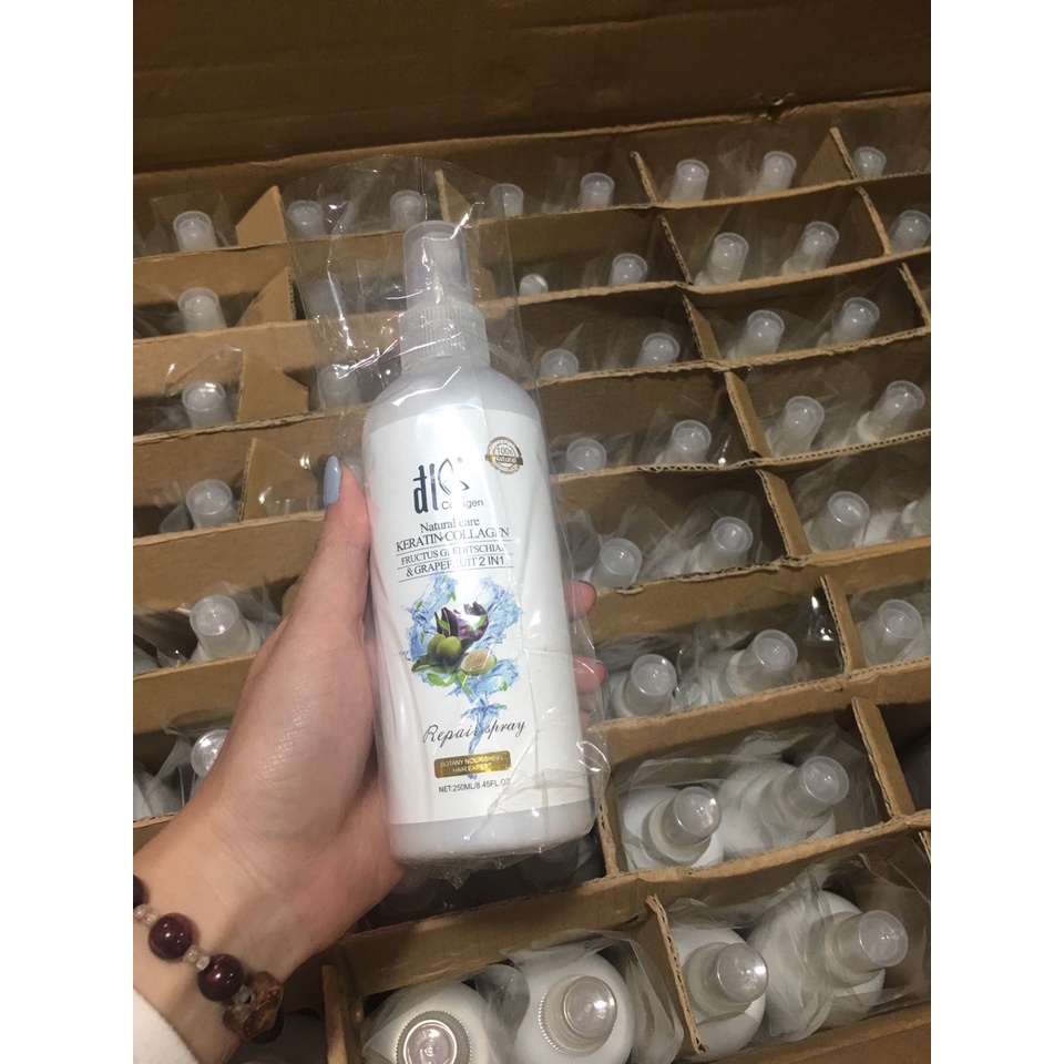 Xịt dưỡng hương Bưởi ĐL Keratin Collagen 2 in 1