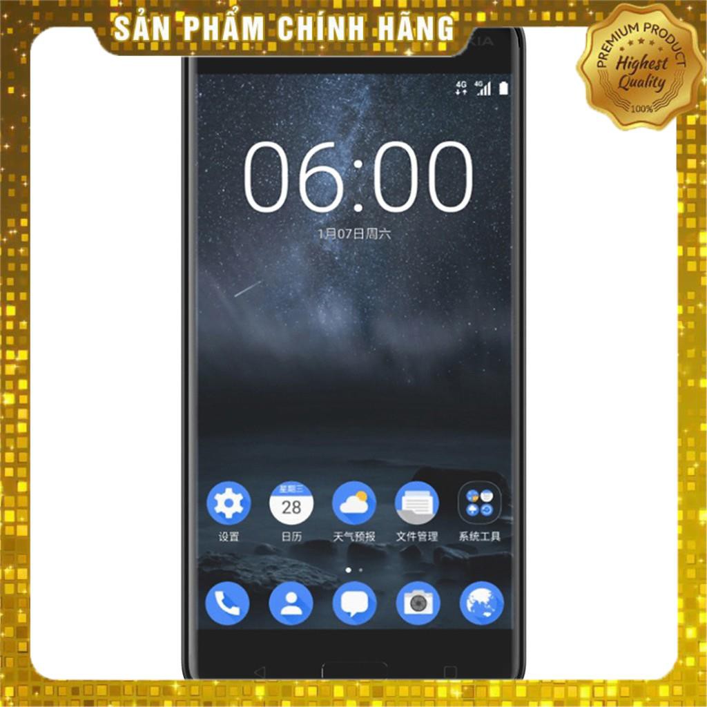 Ốp lưng sần cho Nokia 6 2018 hiệu Nillkin mặt lưng nhung (Đính kèm miếng dán màn hình từ tính)- Hàng chính hãng