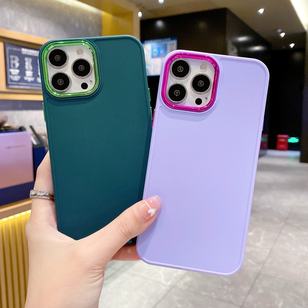 Ốp Điện Thoại TPU Mạ Điện Sang Trọng Chống Sốc Cho iphone 14 plus 13 12 pro max 14 13 12