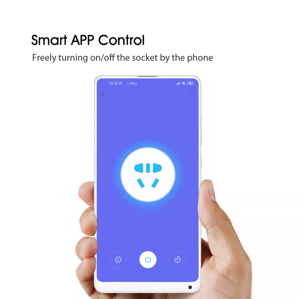 Ổ cắm điện thông minh đa năng wifi Xiaomi Gosund CP1 kết nối app hẹn giờ điều khiển từ xa bằng điện thoại 2500w