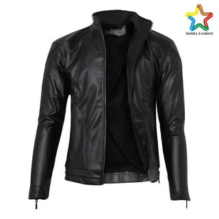 [HOT] Áo khoác da lót lông nam thời trang cao cấp Model Fashion AKD021 tặng vớ