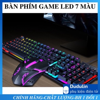 Bàn phím đỉnh LED 7 MÀU giả cơ game chuyên dụng