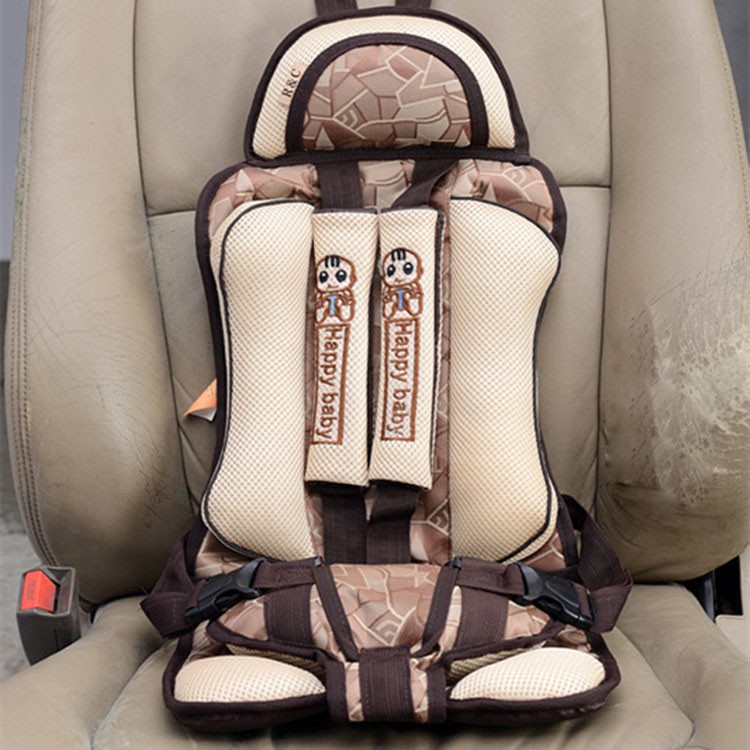 Ghế ngồi ô tô an toàn cho bé - Đai an toàn cho bé đi ô tô Happy baby cao cấp (Màu be)