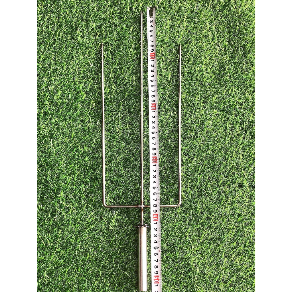 Cây Xiên 3 chạc INOX nướng thịt bằng máy quay tự động cho máy 5 - 7 - 10 và 15 xiên.