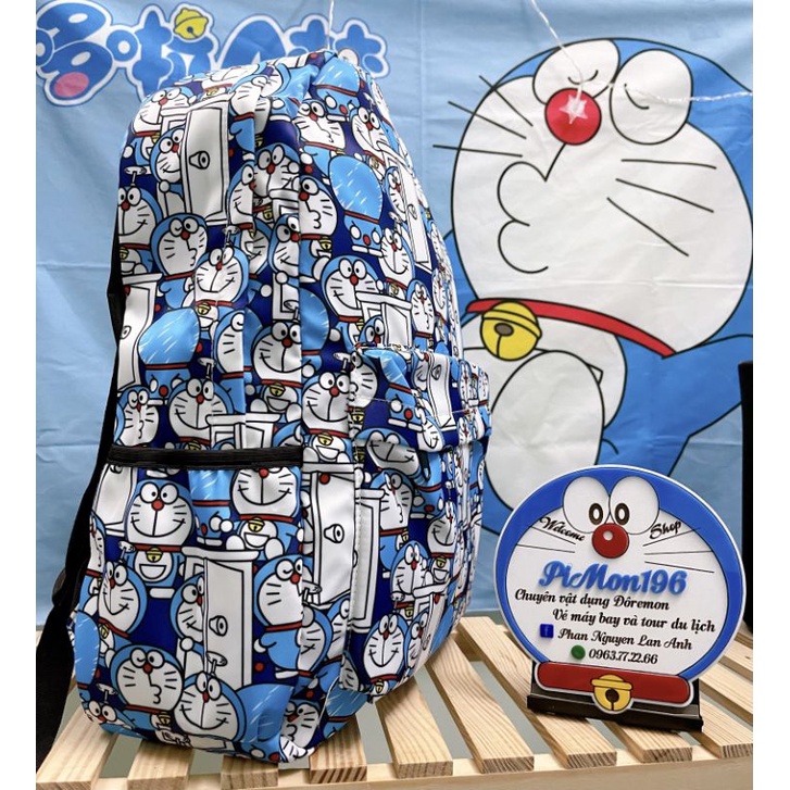 BaLo Doraemon Vải Dù Chống Thấm Nước