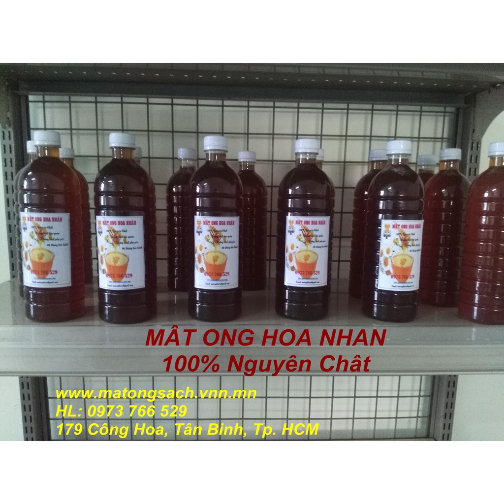 4 lit mật ong hoa nhãn nguyên chất @mật ong hoa nhãn