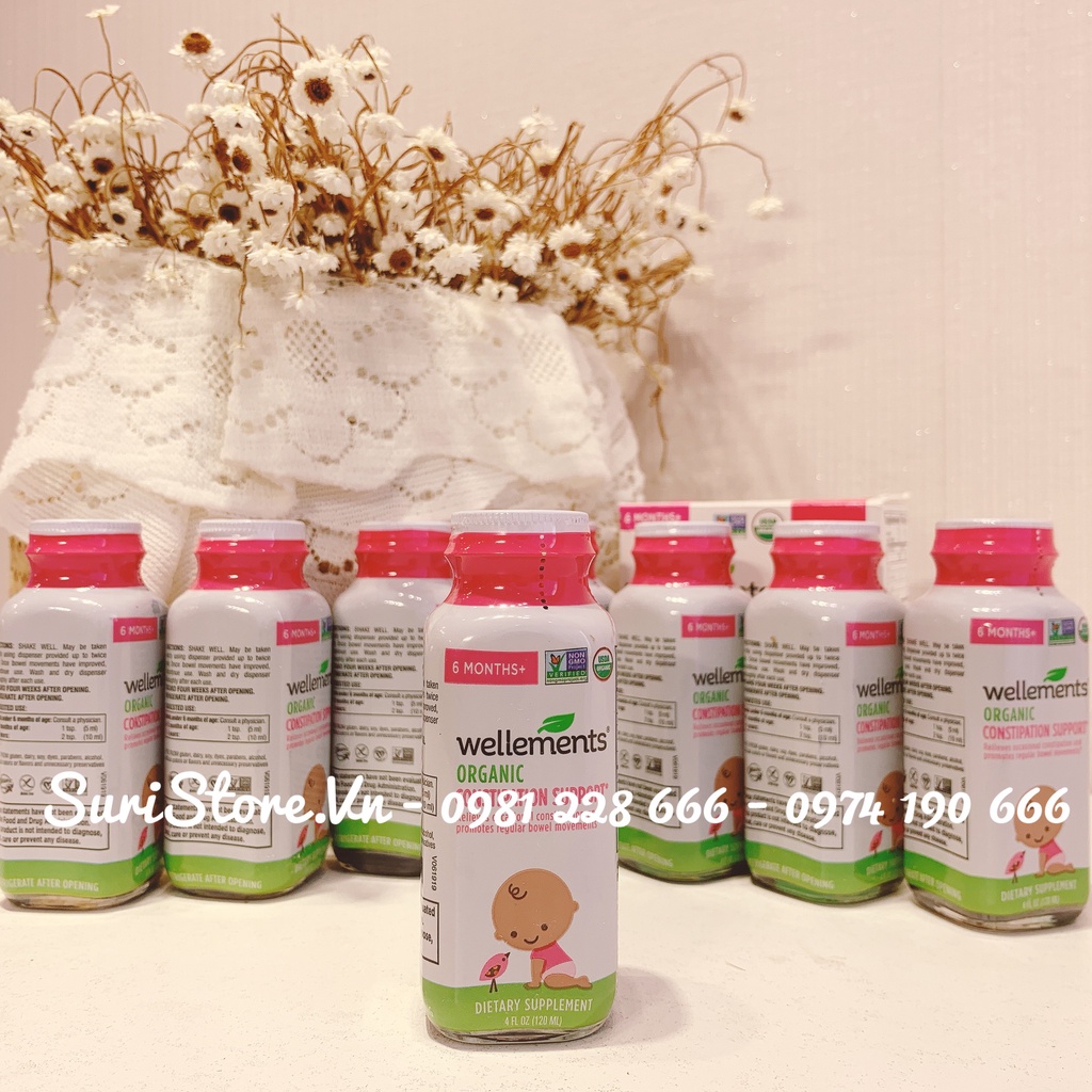 Siro Táo Bón Hữu Cơ Hiệu Quả 𝐖𝐞𝐥𝐥𝐞𝐦𝐞𝐧𝐭𝐬 𝐎𝐫𝐠𝐚𝐧𝐢𝐜 - cho bé từ 6 tháng tuổi