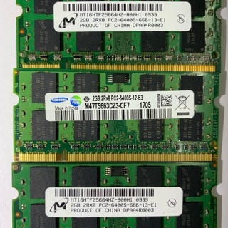 Ram laptop DDR2 (PC2) 2GB, 4GB bus 800 tháo máy bảo hảnh 12 tháng