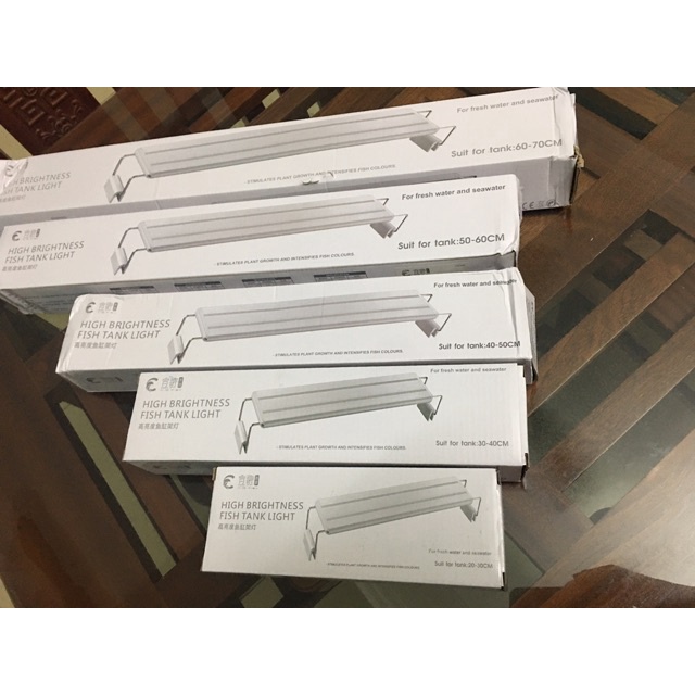 Đèn led bể cá WRGB 6 hàng LED