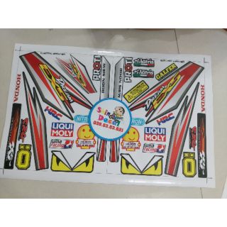 Tem xe dream EX5 tặng logo fendi