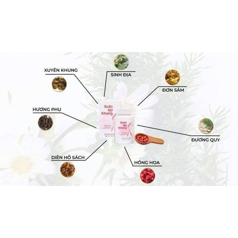 [ CHÍNH HÃNG] XUÂN_NỮ_KHANG_ TĂNG_HAM_MUỐN_GIẢM_KHÔ_HẠN_NỘI_TIẾT_NỮ_COLAGEN_GIẢM_ĐAU_BỤNG_KINH | BigBuy360 - bigbuy360.vn