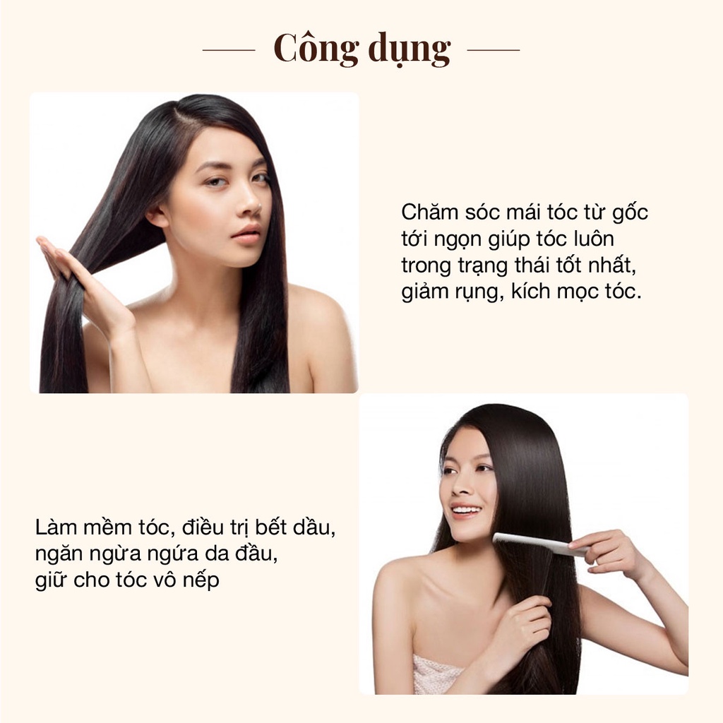 Combo Dưỡng Chuyên Sâu, Phục Hồi, Ngăn Rụng, Tóc Bồng Bềnh Chắc Khỏe COMBO 13 VyvyHaircare 880ml