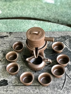 Bộ ấm trà cối xay