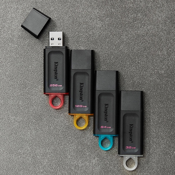 Combo 3 USB 64GB Kingston 3.2 Gen 1 Kingston DataTraveler Exodia DTX CHÍNH HÃNG BẢO HÀNH 5 NĂM