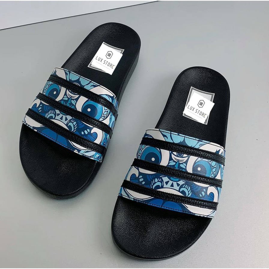 ⚡HÀNG SIÊU CẤP⚡ Dép nam nữ đep 3 sọc quai ngang đế cao su non siêu êm chân