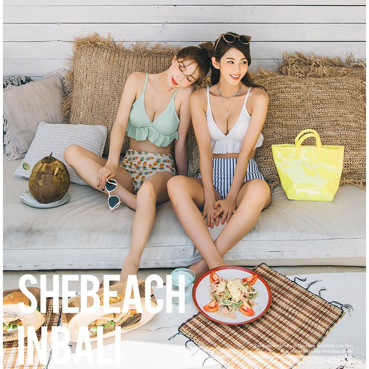 (Hàng Nhập) Bikini 2 mảnh,quần cạp cao Style Hàn quốc # WX2352